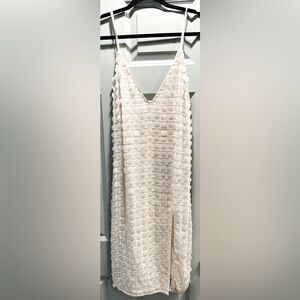 NEVER WORN NBD Sequin dress with a slip on left leg